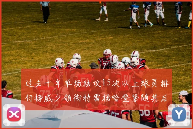 过去十年单场助攻15次以上球员排行榜威少领衔特雷杨哈登紧随其后